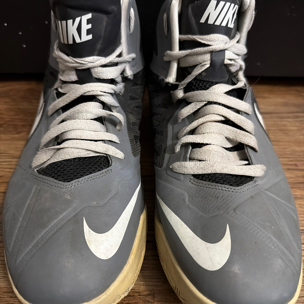 Nike Air Max Body U Gray Black Basketball Shoes Mens Size 13 599350-001